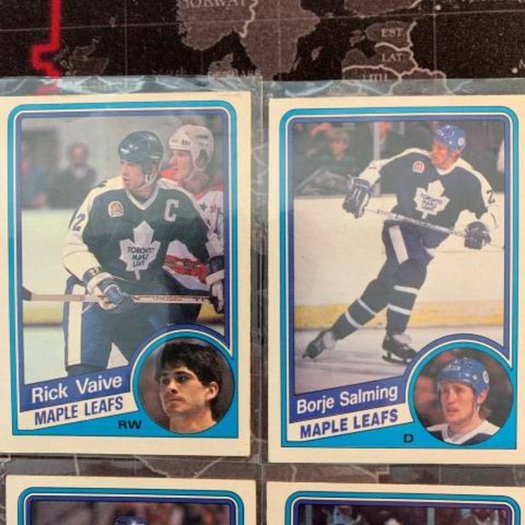 1984-5 Assort Toronto Maple Leafs Collectable Trading Cards - Picture 2 of 5